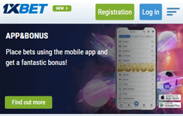 Step 2. Visit the official 1xBet website