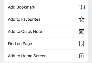 Begin the shortcut process Begin the shortcut process